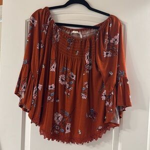 Off the shoulder blouse